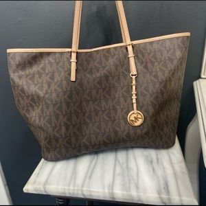 Michael Kors large leather tote